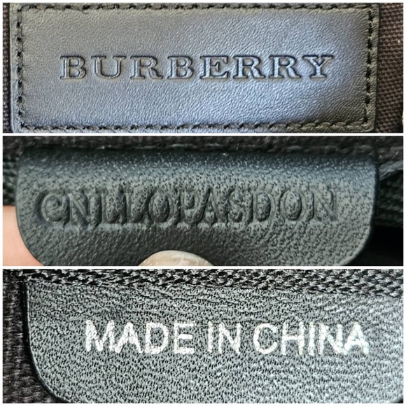 Authentic Burberry Marden Backpack London Check Coated Canvas with Leath… - Picture 9 of 10